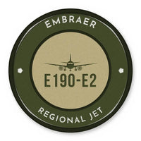 Thumbnail for Embraer E190-E2 Patches - Circle - Olive Khaki