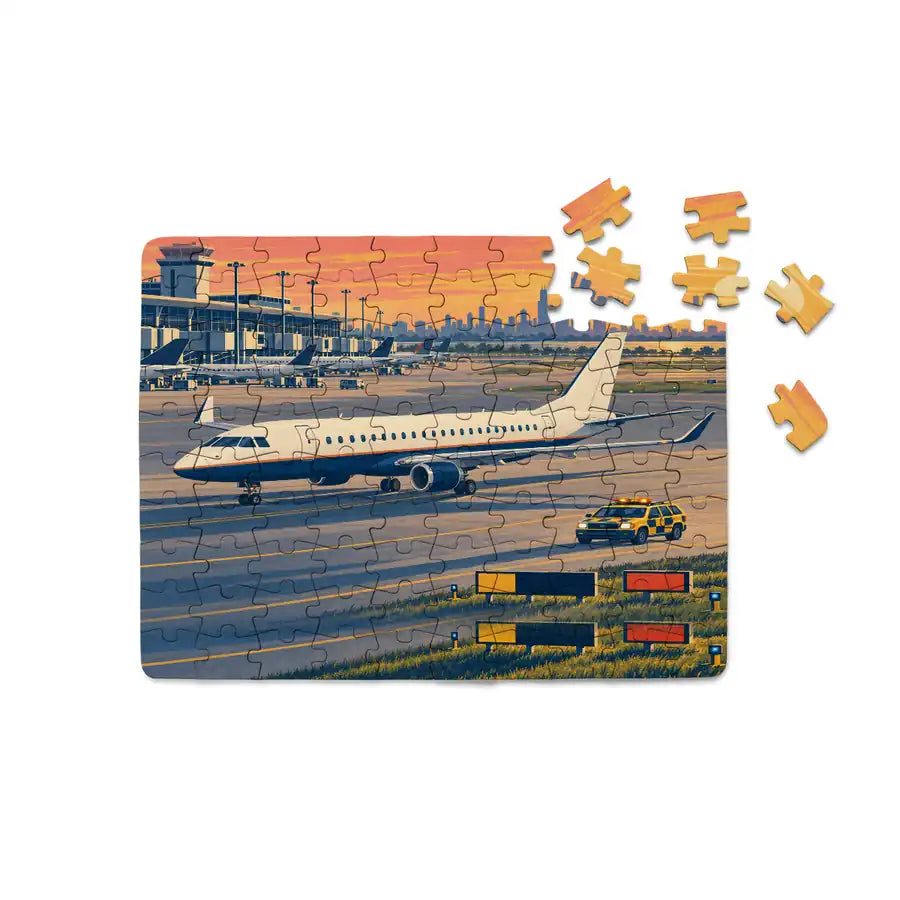 Embraer E190 - Horizontal - Canvas Puzzle