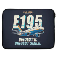 Thumbnail for Embraer E195 - Cartoon - Laptop Sleeve