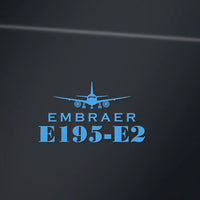 Thumbnail for Embraer E195-E2 - Heritage Die-Cut - Sky Blue - Die-Cut - Close-up