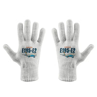 Thumbnail for Embraer E195-E2 - Gloves - Full - Cartoon - White