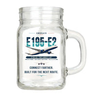 Thumbnail for Embraer E195-E2 - Original - Cocktail Glass (Mason Jar)