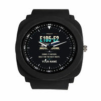 Thumbnail for Embraer E195-E2 - Original + Name - Rubber Strap - Black