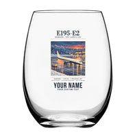 Thumbnail for Embraer E195-E2 - Poster + Name - Water & Drink Glass
