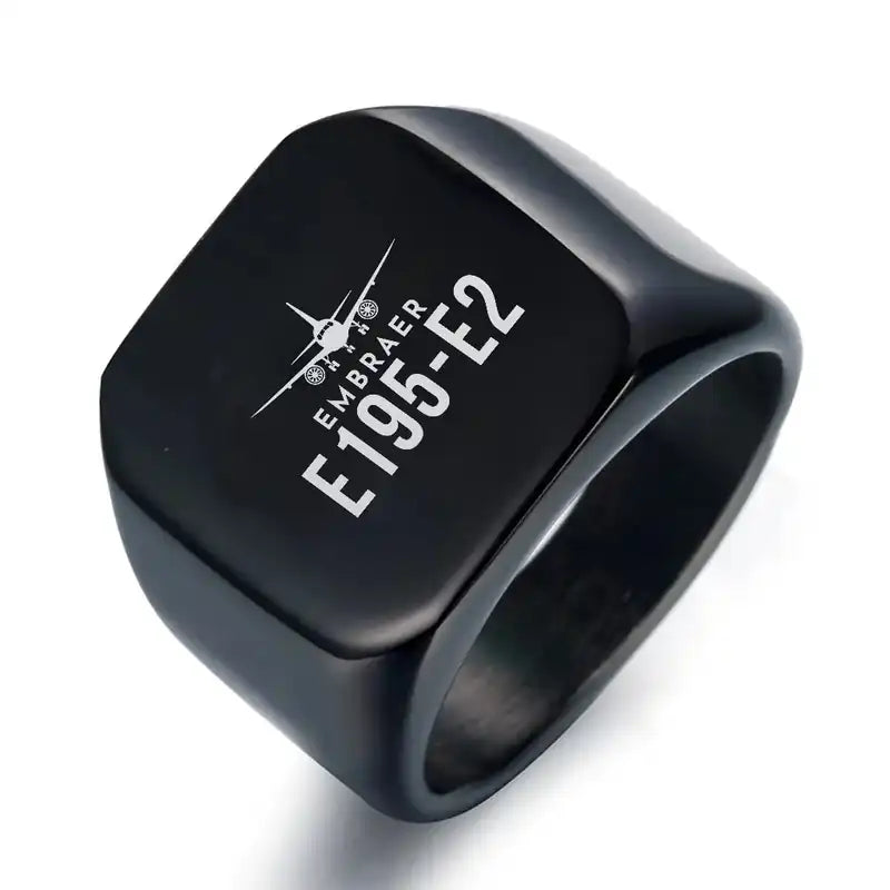 Embraer E195-E2 - Ring - Heritage - Black