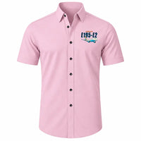 Thumbnail for Embraer E195-E2 - Short Sleeve Shirt - Cartoon - Pink