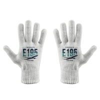 Thumbnail for Embraer E195 - Gloves - Full - Original + Name - White