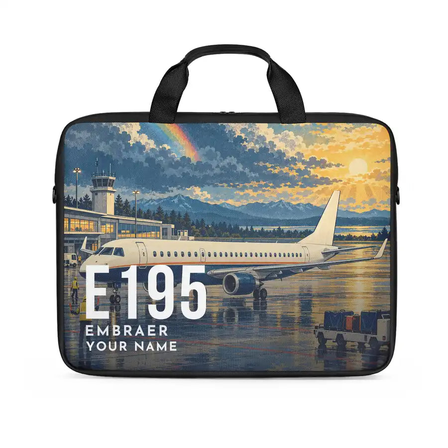 Embraer E195 - Laptop Bag + Name
