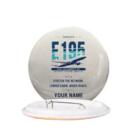 Thumbnail for Embraer E195 - Original + Name - Pin - Beige
