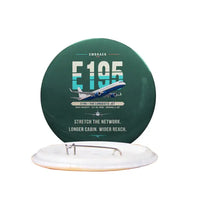 Thumbnail for Embraer E195 - Original - Pin - Dark Green