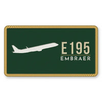 Thumbnail for Embraer E195 Patches - Rectangle - Forest Gold