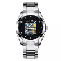 Thumbnail for Embraer E195 - Poster - Stainless Steel Band - For Men