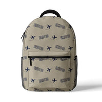Thumbnail for Embraer EMB 110 Bandeirante - 3D Backpack - 3D Pattern - Beige