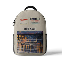 Thumbnail for Embraer EMB 110 Bandeirante - 3D Backpack - Beige + Name