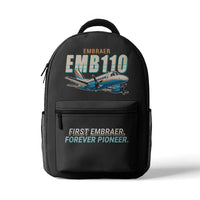 Thumbnail for Embraer EMB 110 Bandeirante - 3D Backpack - Cartoon - Gray