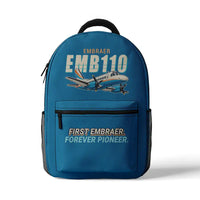 Thumbnail for Embraer EMB 110 Bandeirante - 3D Backpack - Cartoon - Light Blue