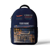 Thumbnail for Embraer EMB 110 Bandeirante - 3D Backpack - Dark Blue + Name
