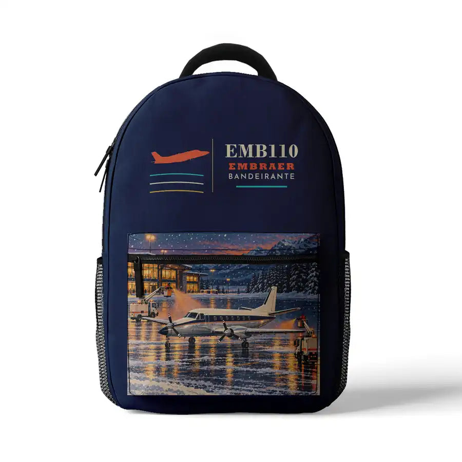 Embraer EMB 110 Bandeirante - 3D Backpack - Dark Blue