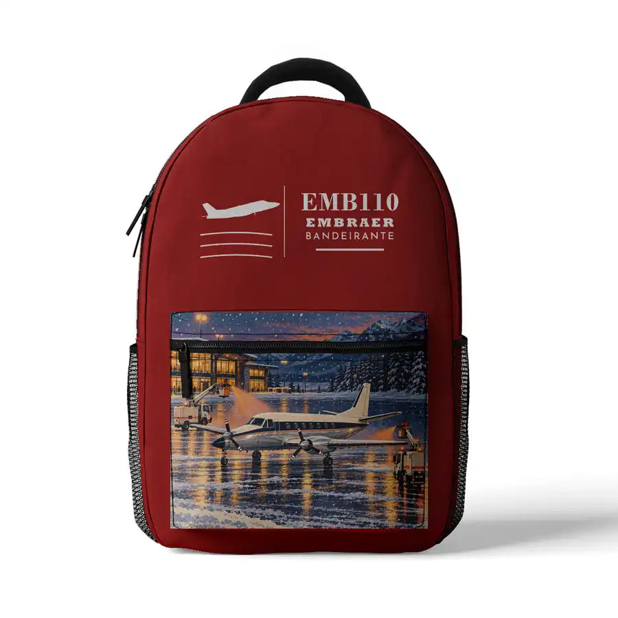 Embraer EMB 110 Bandeirante - 3D Backpack - Red