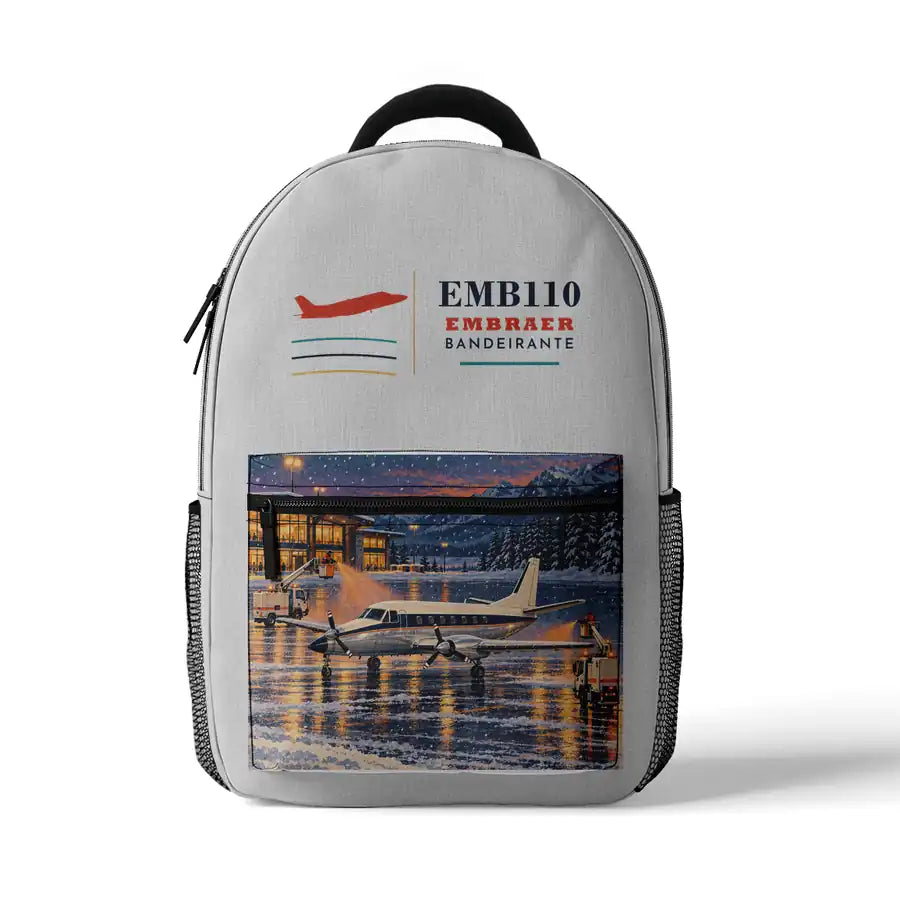 Embraer EMB 110 Bandeirante - 3D Backpack - White