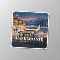 Thumbnail for Embraer EMB 110 Bandeirante - 3D - Square Sticker - Close-up