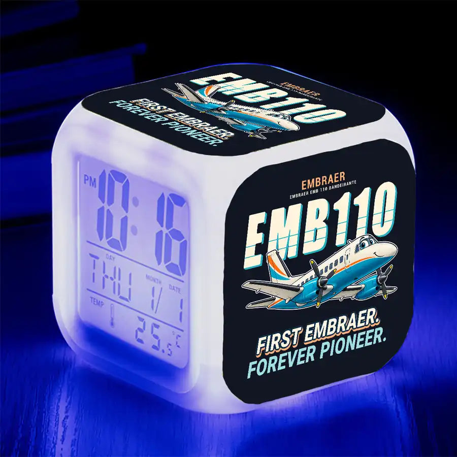 Embraer EMB 110 Bandeirante - Cartoon - Alarm Clock