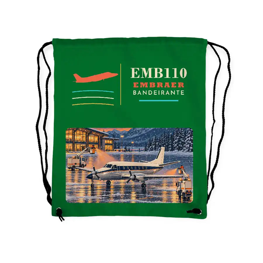 Embraer EMB 110 Bandeirante - Drawstring Bag - Classic - Green