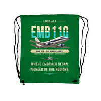Thumbnail for Embraer EMB 110 Bandeirante - Drawstring Bag - Original - Green