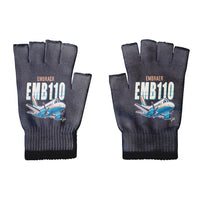 Thumbnail for Embraer EMB 110 Bandeirante - Gloves - Cut - Cartoon - Black