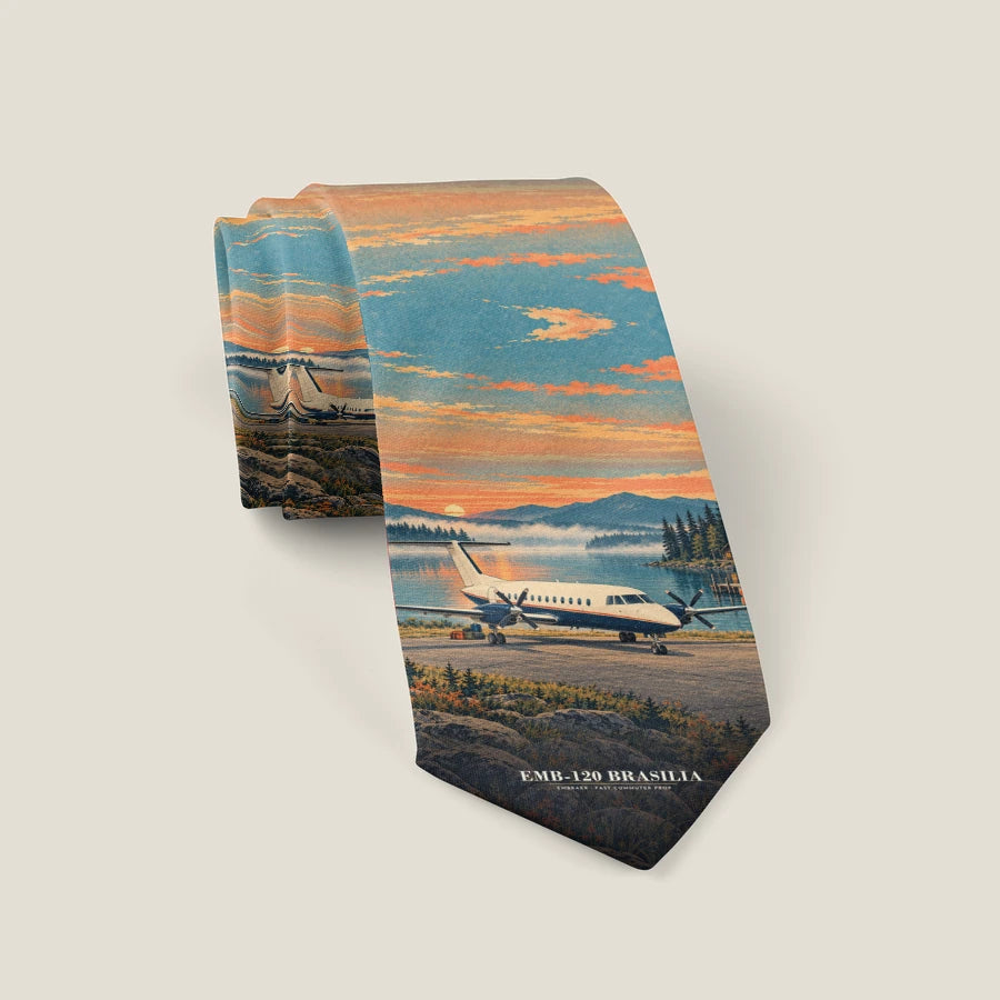 Embraer EMB 120 Brasilia - 3D - Tie - Full Print