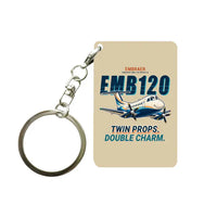 Thumbnail for Embraer EMB 120 Brasilia - Cartoon - Key Chain - Beige