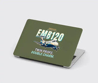 Thumbnail for Embraer EMB 120 Brasilia - Cartoon - MacBook Case - Green Army