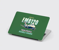 Thumbnail for Embraer EMB 120 Brasilia - Cartoon - MacBook Case - Green