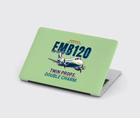 Thumbnail for Embraer EMB 120 Brasilia - Cartoon - MacBook Case - Light Green