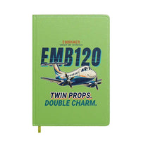 Thumbnail for Embraer EMB 120 Brasilia - Cartoon - Notebook - Light Green