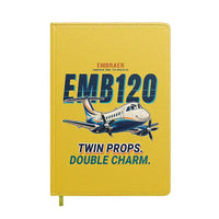 Thumbnail for Embraer EMB 120 Brasilia - Cartoon - Notebook - Yellow
