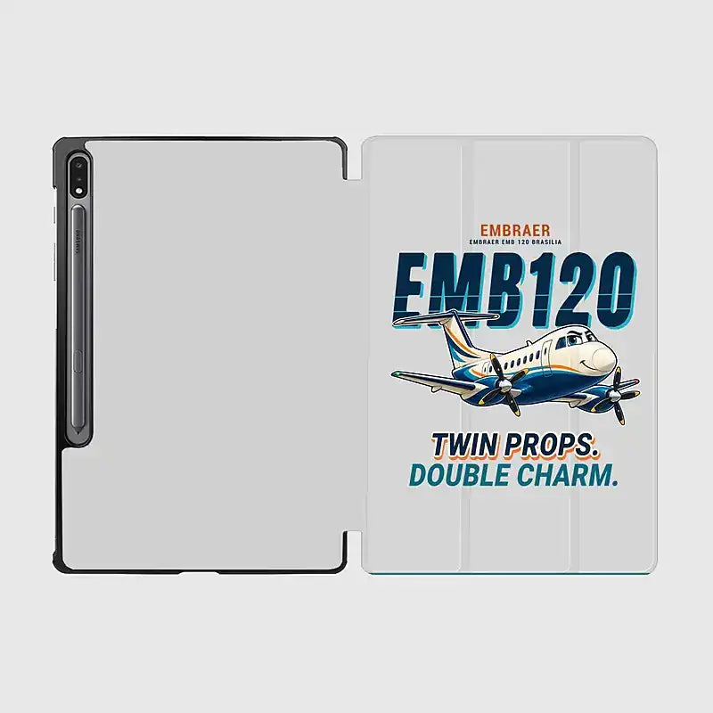 Embraer EMB 120 Brasilia - Cartoon - Samsung Tablet - Light Gray