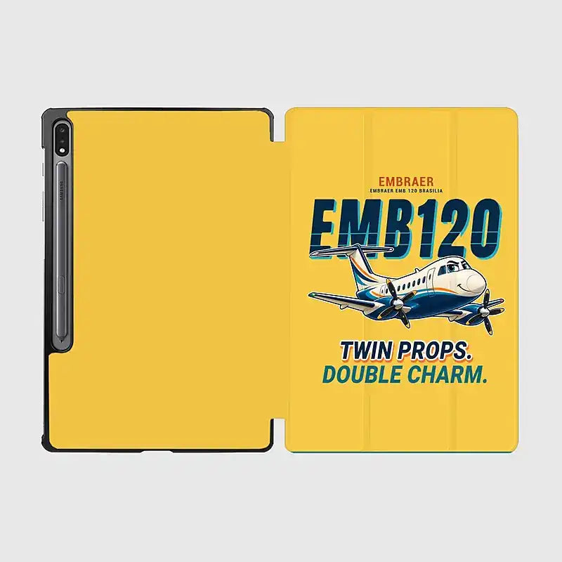Embraer EMB 120 Brasilia - Cartoon - Samsung Tablet - Yellow