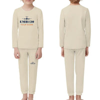 Thumbnail for Embraer EMB 120 Brasilia - Children Pajamas - Heritage Chest + Name - Beige