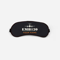 Thumbnail for Embraer EMB 120 Brasilia - Heritage + Name - Sleep Mask - Black