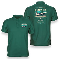 Thumbnail for Embraer EMB 120 Brasilia - Original - Double-Side Polo - Green
