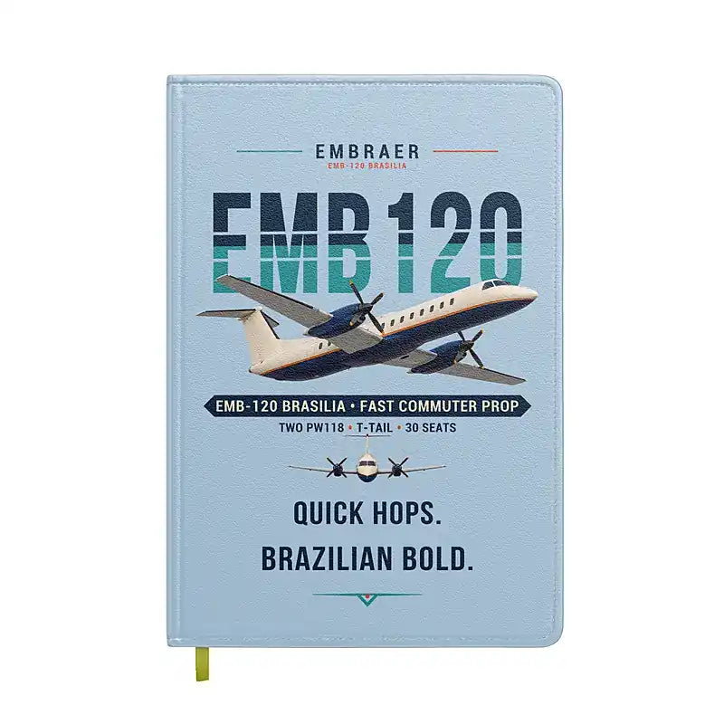 Embraer EMB 120 Brasilia - Original - Notebook - Light Blue