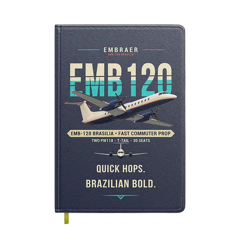 Embraer EMB 120 Brasilia - Original - Notebook - Navy Blue