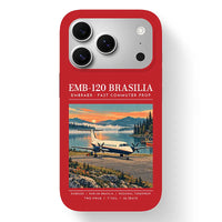 Thumbnail for Embraer EMB 120 Brasilia - Poster - MagSafe iPhone 17 Pro - Red