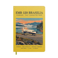 Thumbnail for Embraer EMB 120 Brasilia - Poster - Notebook - Yellow