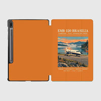 Thumbnail for Embraer EMB 120 Brasilia - Poster - Samsung Tablet - Orange