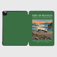Thumbnail for Embraer EMB 120 Brasilia - Poster - iPad Case - Green