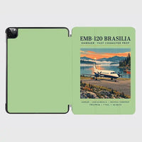 Thumbnail for Embraer EMB 120 Brasilia - Poster - iPad Case - Light Green