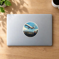 Thumbnail for Embraer ERJ145 - 3D - Circle Sticker - MacBook