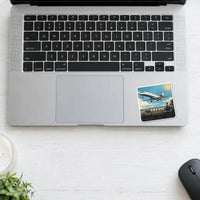 Thumbnail for Embraer ERJ145 - 3D + Name - Square Sticker - Laptop